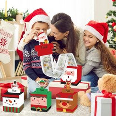 4 Pack Christmas Money Box for Cash Gift Pull Christmas Surprise Money Holder…