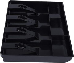 Cash Register Drawer Insert Tray, Cash Money Tray 4 Bill 3 Coin Currency Comp…