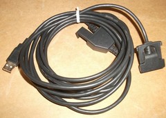 DATALOGIC 8-0737-11 CABLE ASSEMBLY 12′ RS-232 10 RJ MAGELLAN AUXILIARY PORT