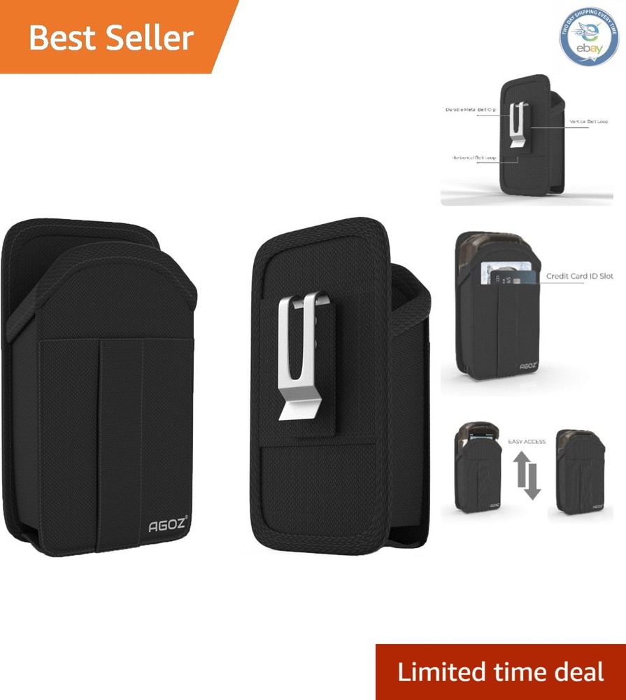 Sturdy Canvas Pouch for Zebra TC70/TC75 Handheld Scanners – Belt Clip Included