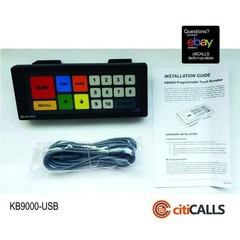 Logic Controls KB9000-USB KB900 Touch Bumpbar, USB Cable – Black