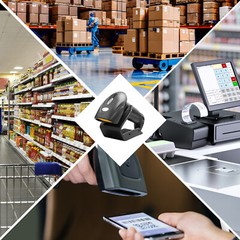 Universal Handhold Barcode Scanner Holder Wall Mount Barcode Scanning Bracket
