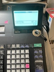 Casio PCR-T500 Electronic Cash Register w/ Operating Keys Tested Working Great