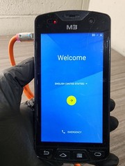 M3 Mobile SM15 Touch Android PDA Data Collector Scanner, pre-owned .