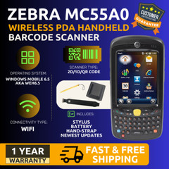 ✅Motorola MC55A0-P30SWQQA9WR Handheld, 2D/1D/QR Barcode Scanner Wireless PDA!🔥⭐