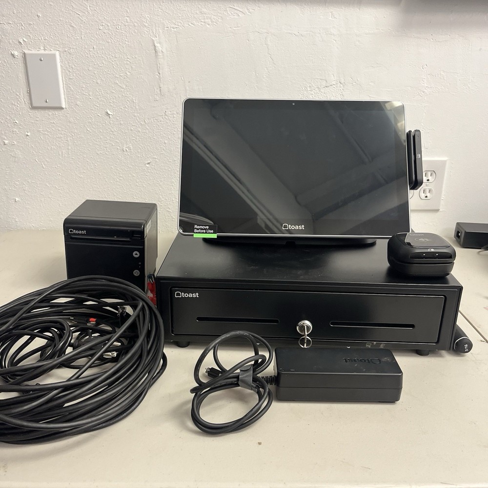 Complete Toast System – Toast Flex POS Screen + Customer Screen, Printer And Tap