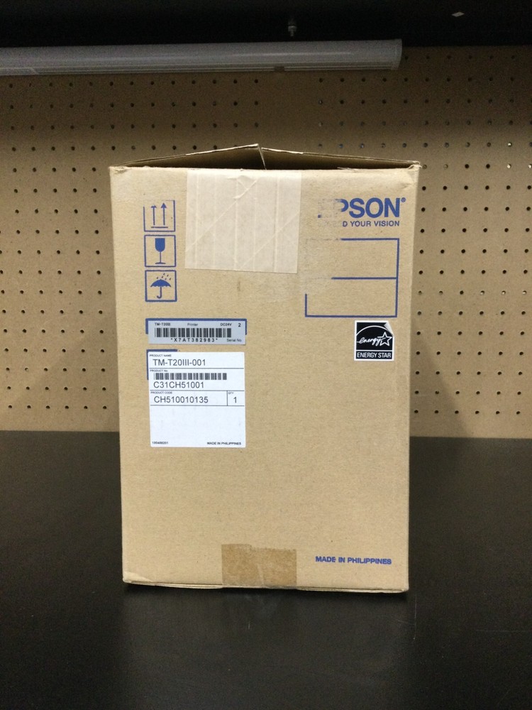 Epson TM T20III Receipt Printer USB, Serial Thermal Printer.