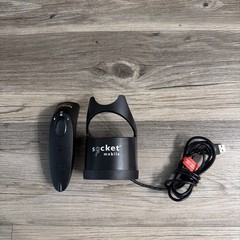 Socket Mobile S740 Bluetooth Cordless 2D Barcode Scanner Black w/Charging Dock