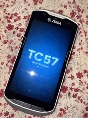 Zebra TC57 Handheld Mobile Barcode Scanner With Battery Need Master Reset