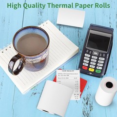 Thermal Paper Rolls 2 1/4″ x 50′ POS Cash Register Receipt Paper 10 Rolls