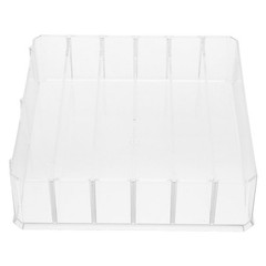 Cash Drawer Tray Clear Acrylic Storage Box 6 Compartments Money Organizer Home