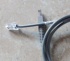 Datalogic Scanner Cable For Verifone Ruby 2, CI, C18 Topaz, XL COM8 RJ50 to RJ45