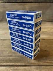 SEIKO Thermal Paper Rolls, Stopwatch Printer, S950 [5 rolls of roll paper]