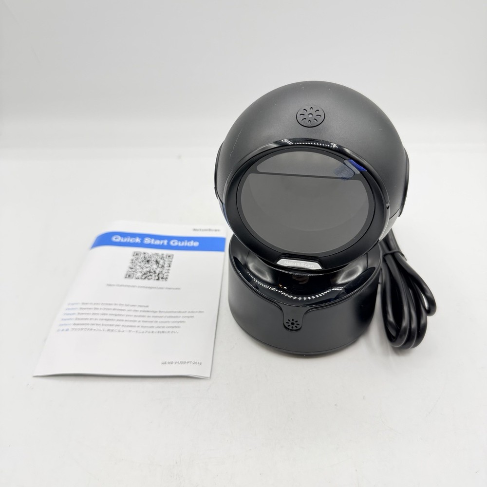 NetumScan Automatic Omnidirectional Desktop Barcode Scanner Hands-Free USB 1d 2d