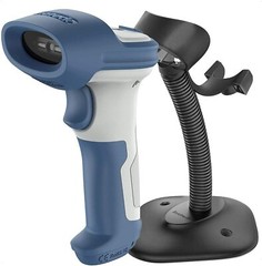 Inateck 2D Barcode Scanner Wireless 2.4Ghz Bluetooth 5.0 GS1 Code Reader w Stand