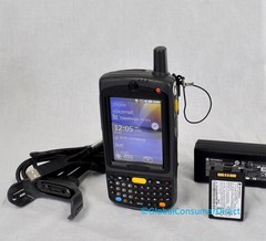 Motorola MC75A0-PY0SWQQA9WR 1D Barcode Scanner PDA WM6.5 WiFi +CHARGER SYNC KIT!