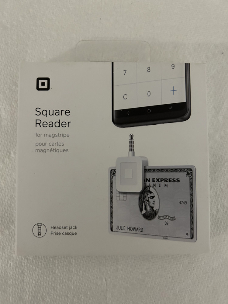 Square A-PKG-0206-01 Credit Debit Card Reader – White for Apple iPhone and…