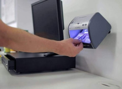 AccuBANKER LED430 6-Point Counterfeit Detector Multi Currency w/stand, UL Listed