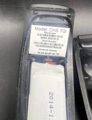 Socket Mobile CHS 7Qi Bluetooth Barcode Scanner Blue Dead Battery Untested