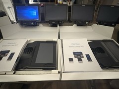 Bluebird Genius POS Touchscreen Terminal Lot w/ Boxes and Welcome Kits