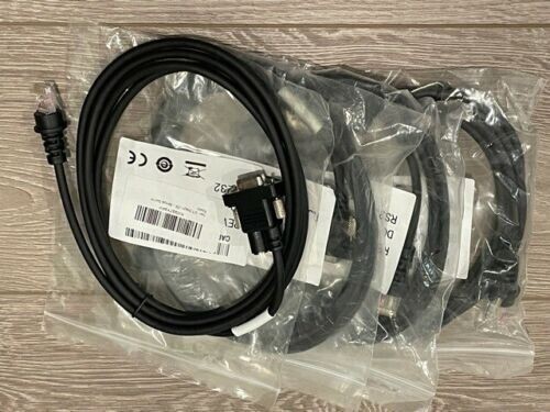 (LOT of 4) RS232 Serial Cable for SYMBOL & HONEYWELL Barcode Scanner