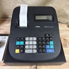 Royal 500dx Electronic Cash Register, Excellent Condition, With Key, TESTED
