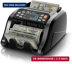 Aneken N60 Mixed Denomination Money Counter Machine, Value Counting, UV/MG/IR/DD