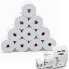 Thermal Receipt Paper Rolls, 3-1/8 x 230ft Thermal Paper, POS Cash Register P…