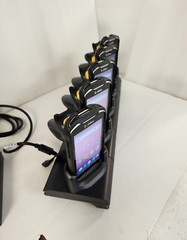 ✅SET OF 5 Zebra TC56 Android Barcode Scanners +Cradle +New Cases & Handles!🔥⭐