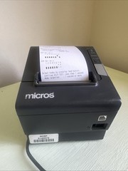 Epson TM T88V M244A USB Ethernet Thermal Receipt Printer Tested POS no Adapter
