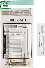 Clear Plastic Small Bank Deposit Bags for Cash | Pack of 1000 | 5″X9″|Tamper Evi