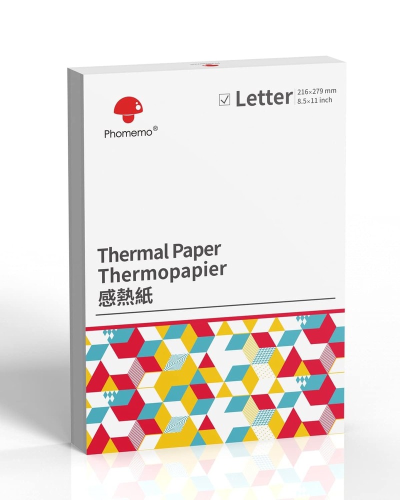 Phomemo Thermal Printer Paper 8.5 x 11 Inch, Advanced Thermal Printing, Therm…