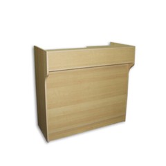 48 In Ledgetop Cash Register Checkout Counter 48″L x 22″D x 42″H Maple