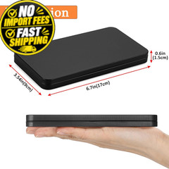 Hipiwe Metal Rectangular Cash Box with Lid – 4 Packs Currency Small, Black