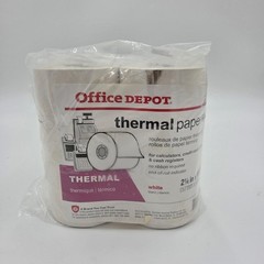 Office Depot – Thermal Paper Rolls, 2 1/4inch x 165ft – White – 4 Count BIN E10