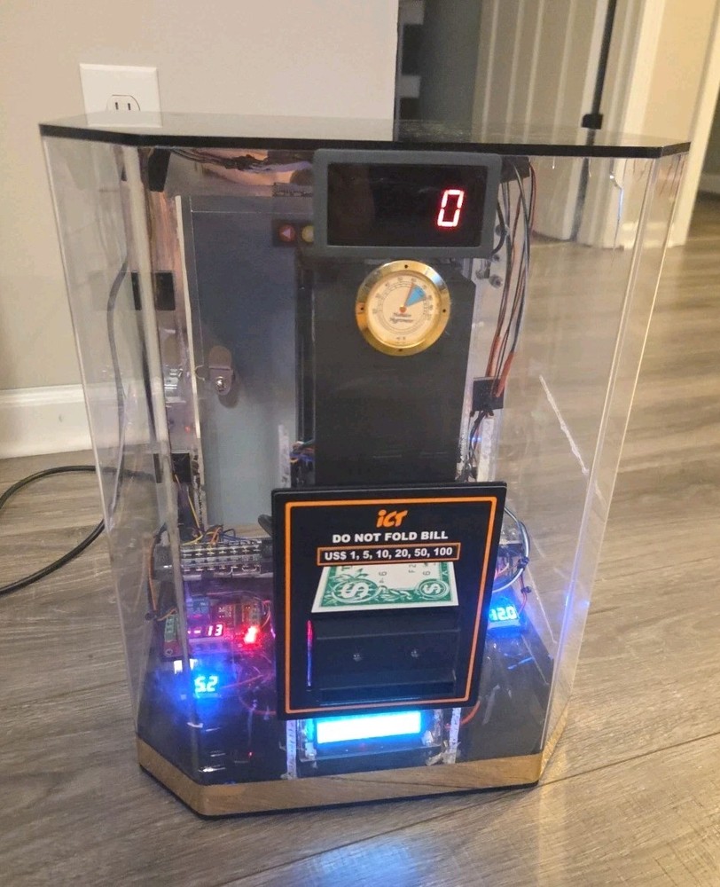 🔥ICT PA7-U1PB4-USD6 Bill Acceptor Validator $1–$100 110V Custom Demo Unit🔥
