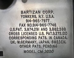 VTG Bartizan Manual Slider Credit Card Imprinter Machine 2000 Series Plus Slips