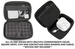 Portable Case fits Square Contactless Chip Card Reader Scanner Dock – CASE ONLY