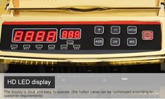 Upromax Gold Money Counter Machine – UV/MG/IR Fake Money Detector & Cash Box …