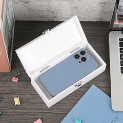 Hipiwe Cash Box Acrylic Money Holder Box Money Saving Organizer for Cash Collect