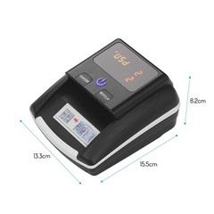 Bisofice Mini Uv Counterfeit Bill Detector Euro/Usd/Gbp Money Counter Automatic