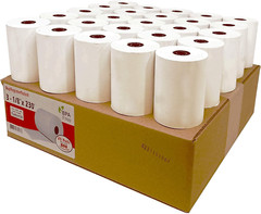 (25 Rolls) 3 1/8 X 230 Thermal Paper (80Mm X 70M) 48 GSM Thickness Tape for Squa