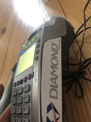 VeriFone Vx520 Credit Card Machine With Power Supply