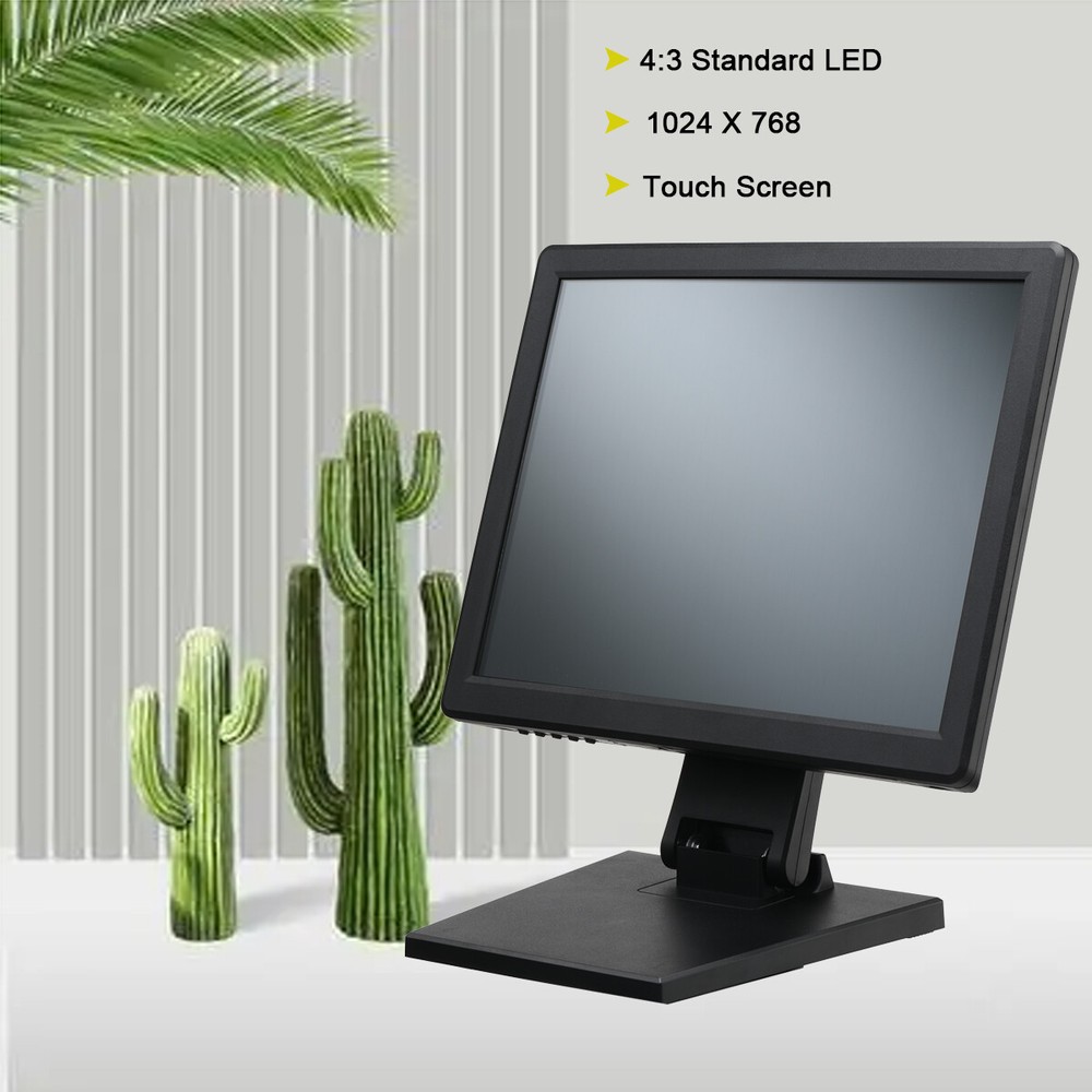 15″ 110V 4:3 Standard LED Touch Screen POS System 170° for windows (7/8/10/11)