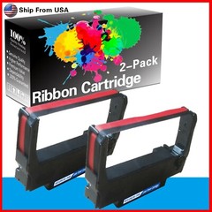 2 PK ERC-30 ERC30 ERC 30/34/38 B/R Ribbon for M270 PM-300 TM-200-UB TM-267 II