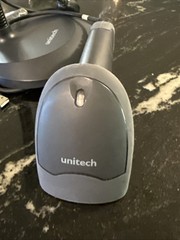 Unitech MS331-1 Handheld USB 1D Barcode Scanner with Stand 5200-381024 New