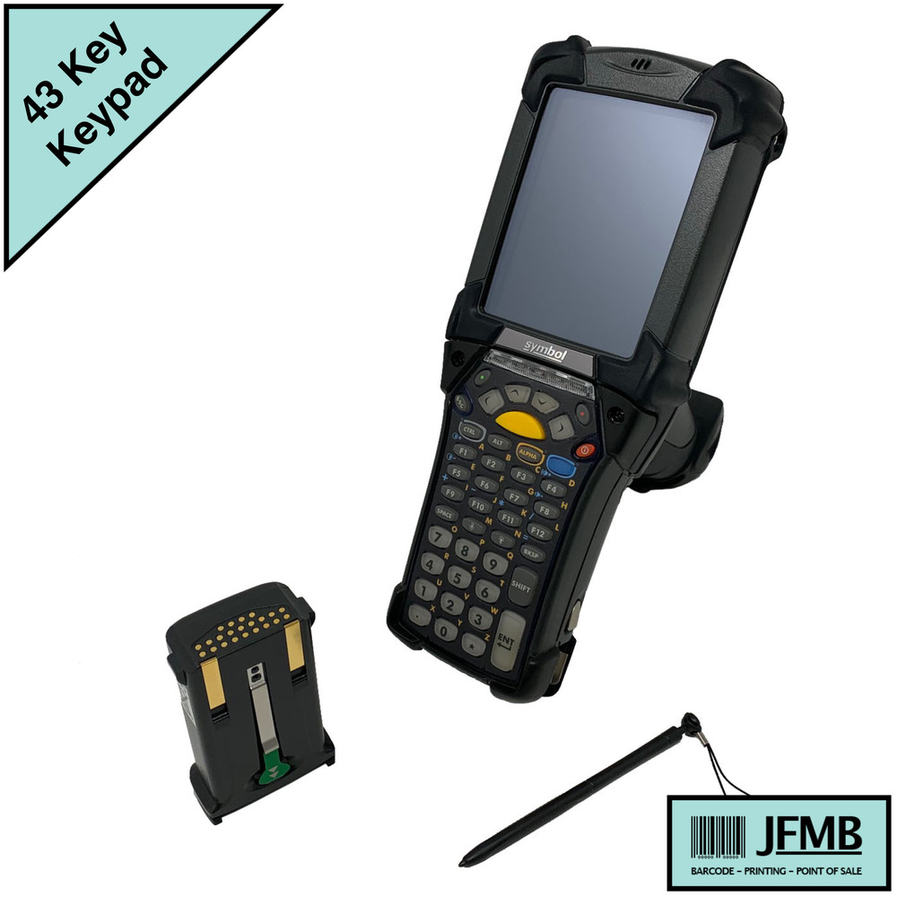 Motorola MC9090-GK0JCFQA6WR Zebra Barcode Scanner 1D/2D 43 Key WM 6.1 Symbol