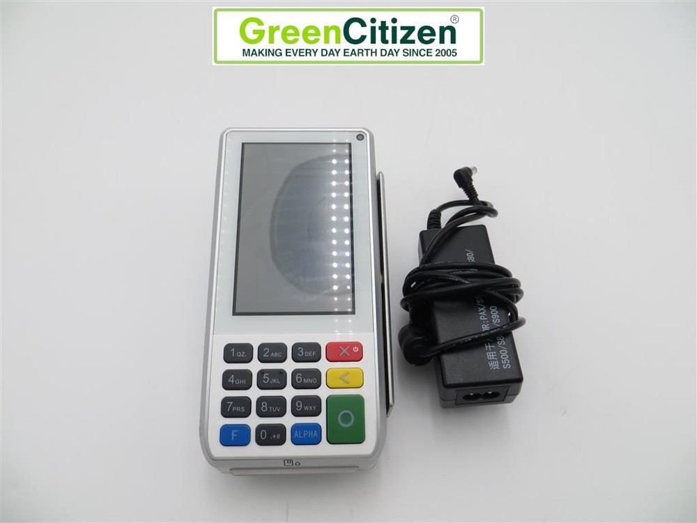 PAX A80 EMV NFC Credit Card Machine – Tested, A/C Adaptor Included(READ)