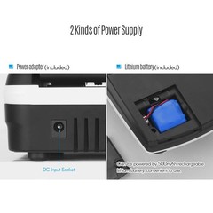 Bisofice Mini Uv Counterfeit Bill Detector Euro/Usd/Gbp Money Counter Automatic