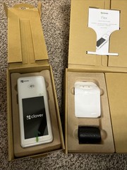 Clover POS Flex C403 Handheld Credit Card Terminal & K400U Receipt Printer – NEW